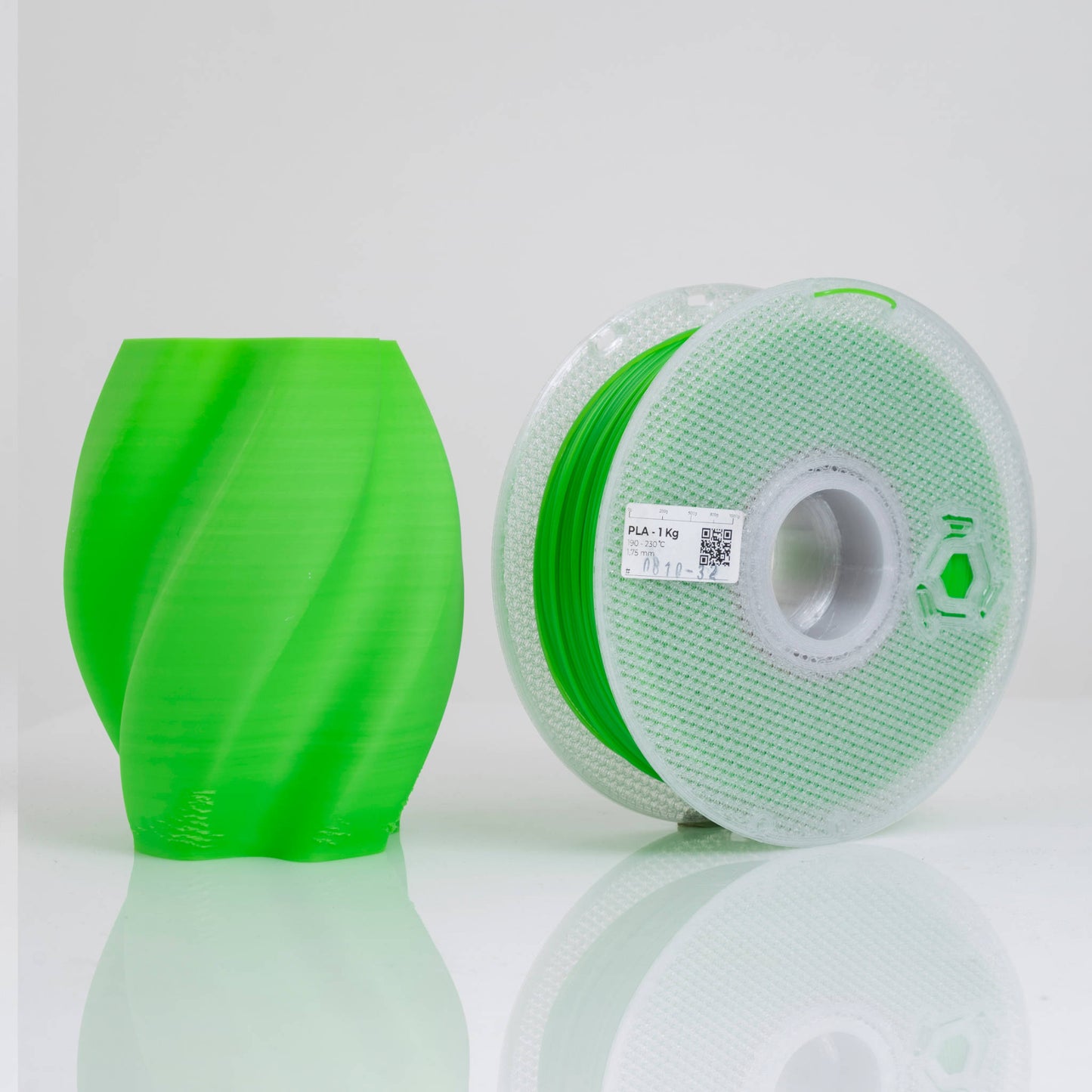 Filamento PLA Verde Limón Biche - 1 Kg
