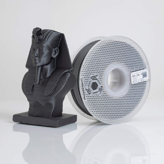 Filamento PLA Negro Metalizado (Grafito) - 1 Kg