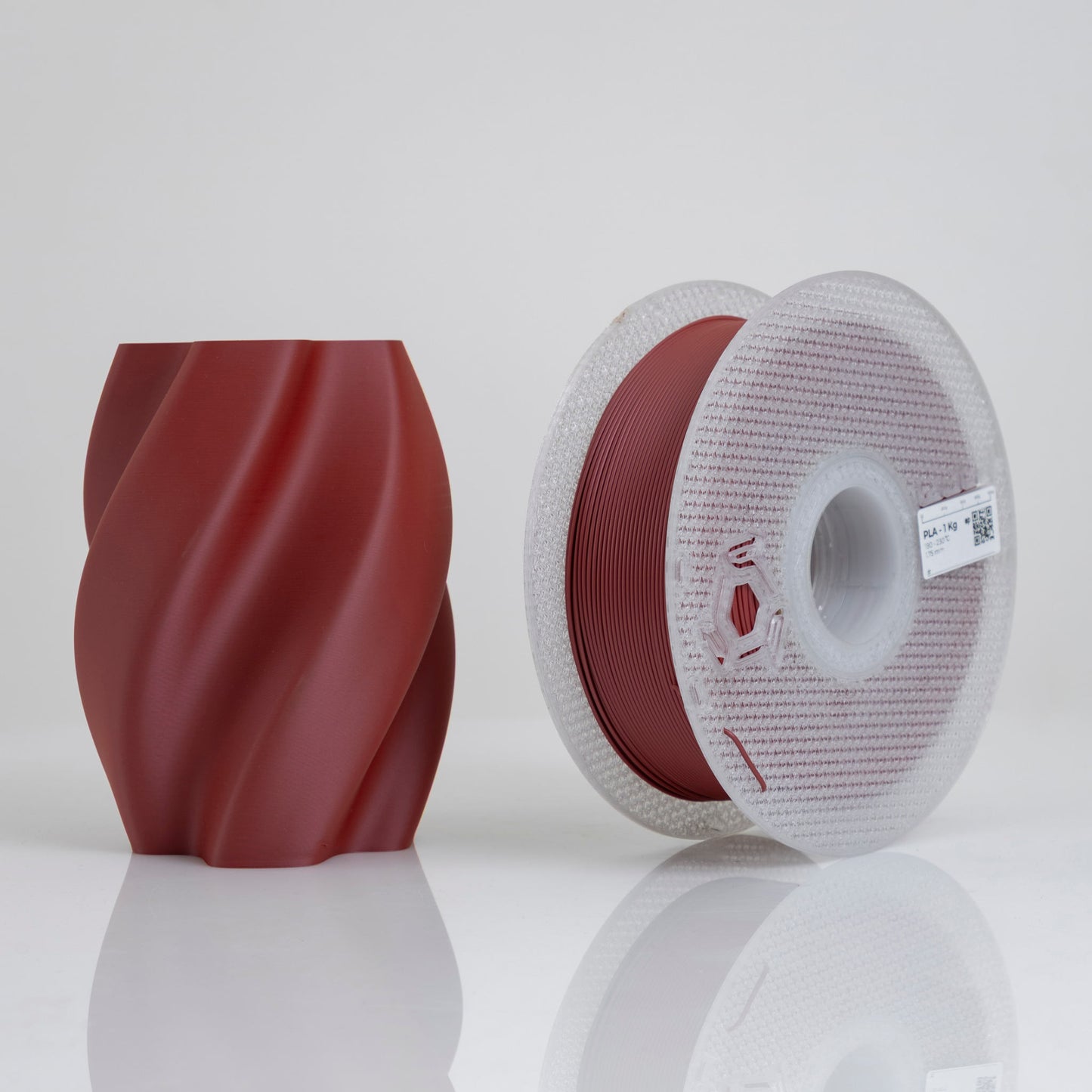 Filamento PLA Rojo Scarlet - 1 Kg