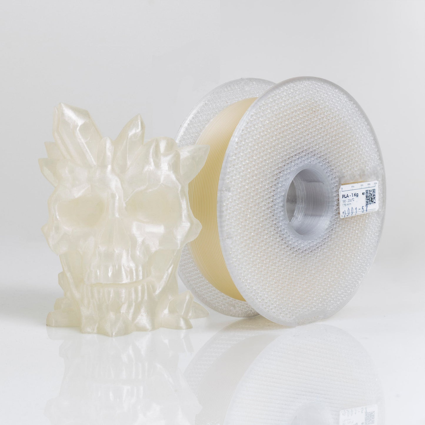 Filamento PLA Transparente (Natural) - 1 Kg